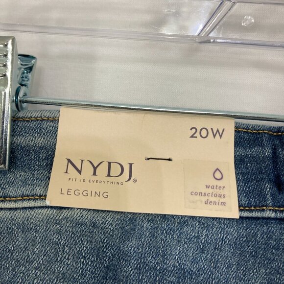 New NYDJ size 20W Alina Legging Stretch Skinny Jeans Stretch Comfy High Rise - Picture 12 of 12